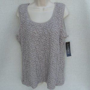 Elementz XL gray bubble tank top